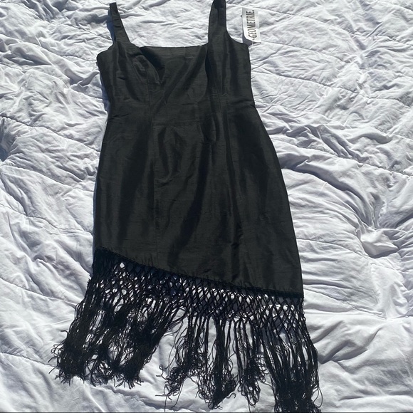 Vintage Geometrie Silk Dress - Picture 6 of 6